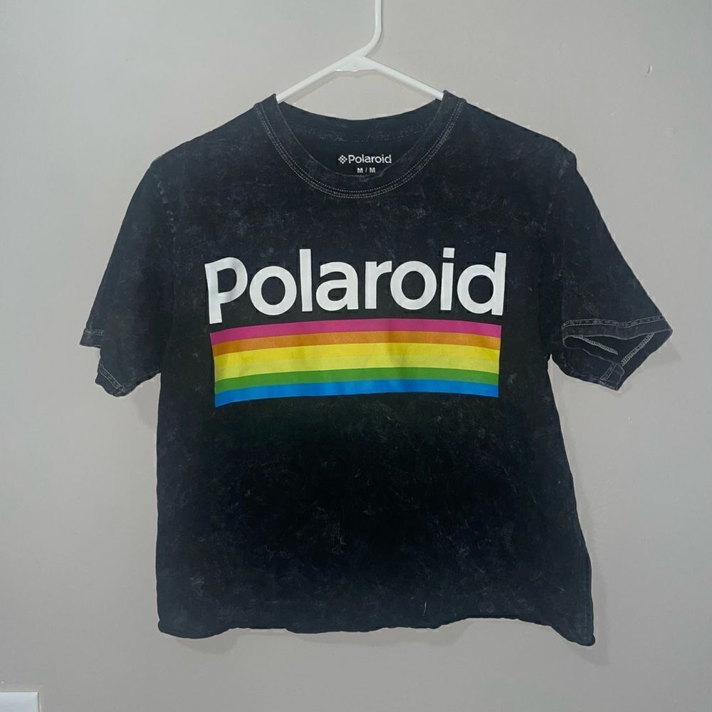 Polaroid crop top size M